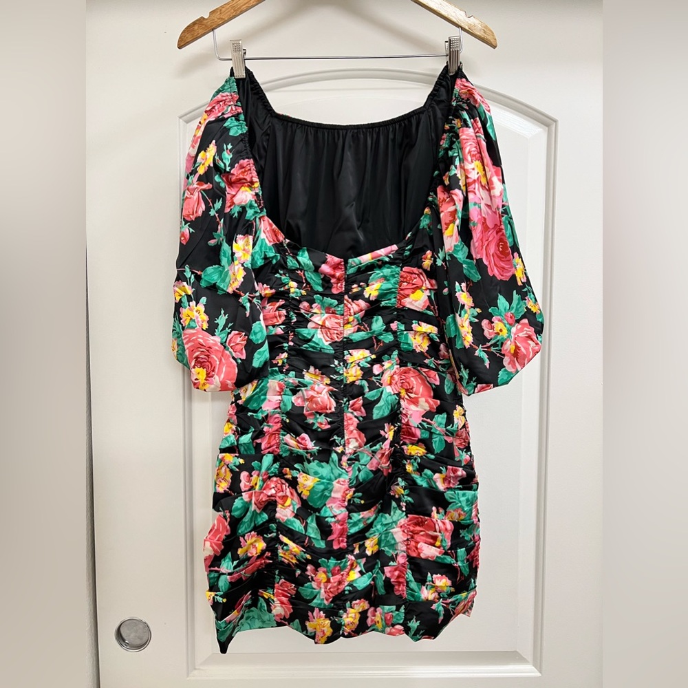NWT For Love and Lemons Jolie Puff Sleeve Mini Dress - Picture 6 of 14